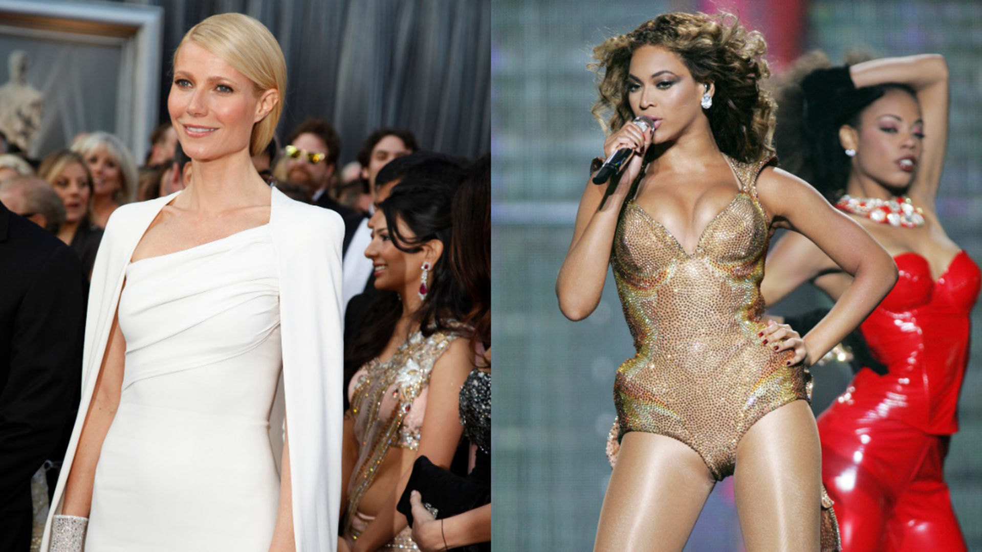 Gwyneth Paltrow and Beyonce